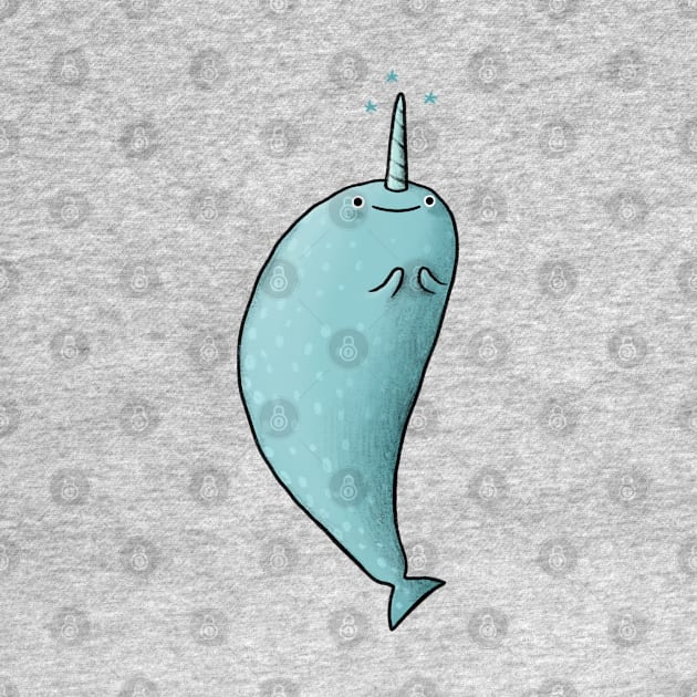 Happy Narwhal by Sophie Corrigan